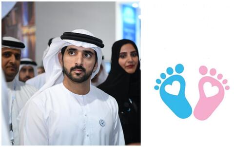 بعد راشد وشيخة.. الشيخ حمدان يستقبل مولوده الثالث