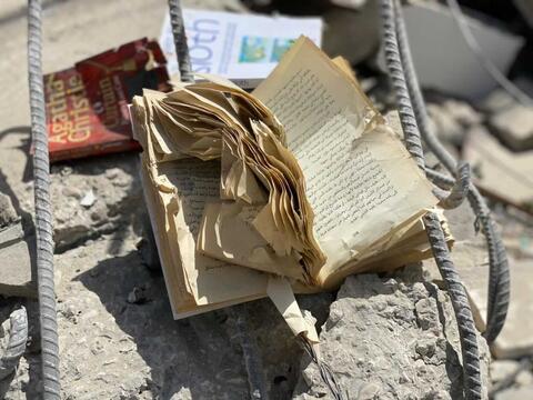 Gaza's Samir Mansour's Bookstore Flattened by Israeli Airstrikes