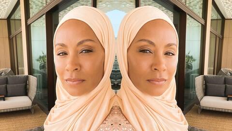 Hijabi on Easter! Fans Convinced that Jada Pinkett Smith Has Converted to Islam & Beyoncé's Mom Makes a Comment
