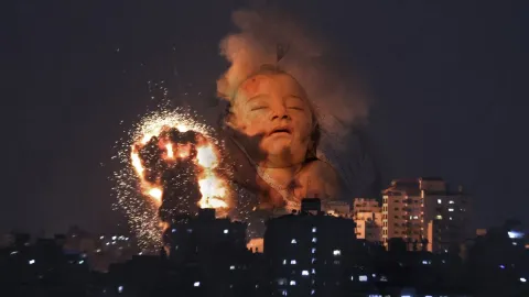 World Stand for Palestine as Israeli Bombardment of Gaza Leaves an Infant Without His Whole Family