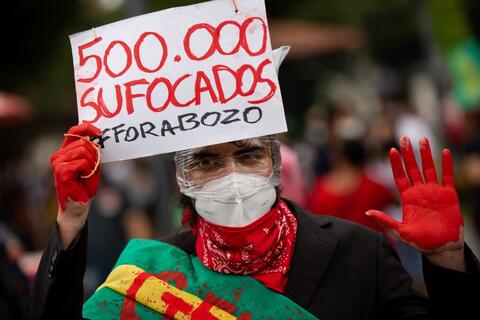 Brazil's COVID-19 Deaths Hit 500,000 Amid Nationwide Protests
