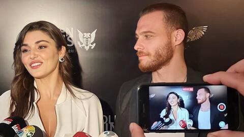Golden Wings Awards Highlights: Kerem Bürsin and Hande Erçel Chemistry Steals the Spotlight (Video)