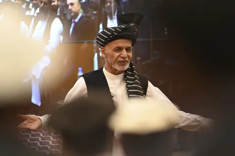 Afghan President Arrives to Frontline Province Amid Taliban's Advances