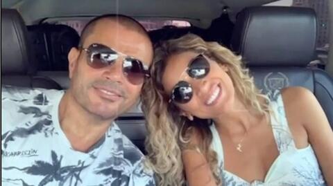 عمرو دياب ودينا الشربيني في صورة جديدة.. ما القصة؟