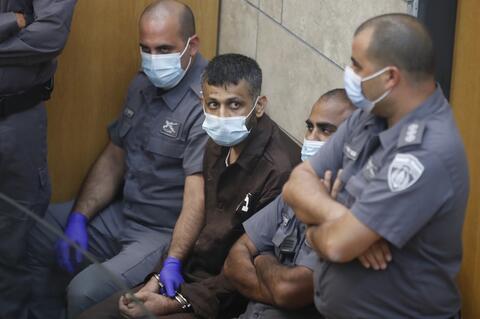 Four Palestinians Who Escaped Jail Face Israeli Court