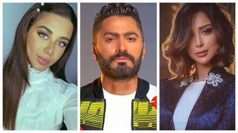 تامر حسني يخون بسمة بوسيل مجددًا.. وزواج عرفي يجمعه بهذه الحسناء!