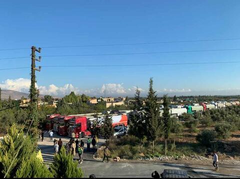 Lebanon Delivers a Convoy of Tankers Loaded With Iranian Fuel