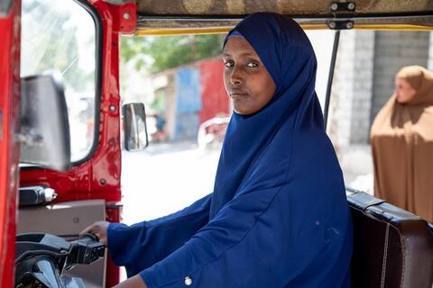 Saynab Abdikarin: First Woman Rickshaw Taxi Driver in Somalia