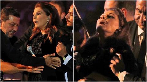 In Video: Majida El-Roumi FAINTS on Jerash Festival Stage