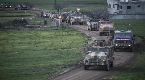 200 آلية تركية تدخل ريف إدلب الليلة الماضية