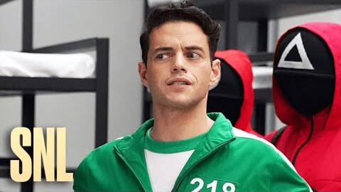 رامي مالك يشارك في لعبة الحبار ويحولها من مشهد دموي إلى حدث موسيقي مضحك