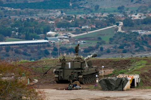 Israeli Tanks Assemble on Occupied Golan Heights Towards Syria 
