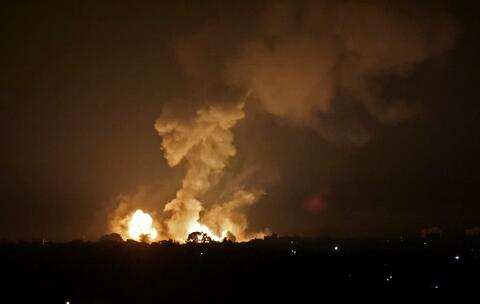 Israeli Warplanes Attack Gaza Strip
