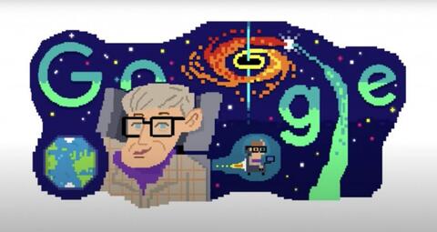 Google's Doodle Tributes Physicist Stephen Hawking
