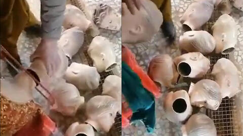 Taliban Fighters Seen Beheading Shop Mannequins in Afghanistan