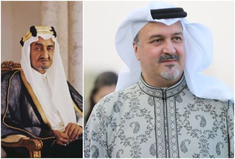 الأمير بندر بن خالد الفيصل يرتدي 