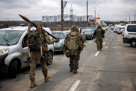 Two Killed in Strike on Residential Building in Kyiv (AFP)