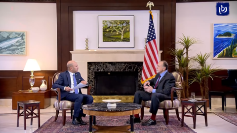 Did the US Ambassador to Jordan Implicitly Ask Local TV Channel to Limit News From Russian Sources?