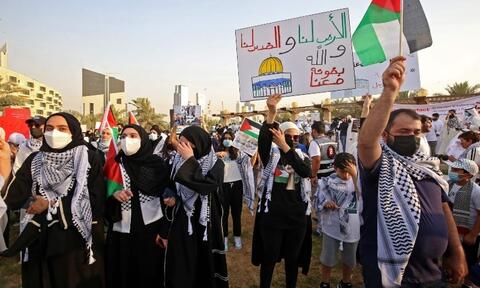 Kuwaitis Protest For Palestine