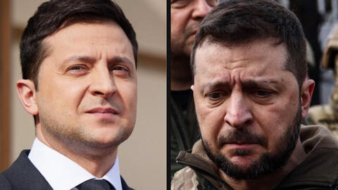 Before and After War Zelenskyy Photos Say it All!