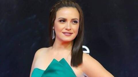 ريهام عبد الغفور تحتفل بعيد ميلاد والدها و ابنها معا