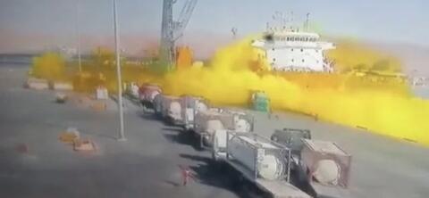 Toxic Gas Leak Kills 10, Injures 251 at Jordan's Aqaba Port