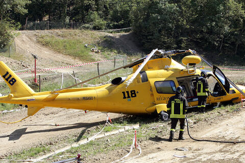 Five Killed in a Helicopter Crash in Italy
