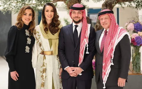 الملكة رانيا تكشف عن موعد زفاف الامير حسين