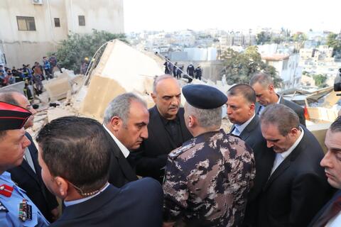 Two Dead, 13 Injured in Amman Collapsed Building Disaster 