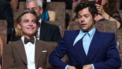 Video: Harry Styles SPITS on Co-star Chris Pine?