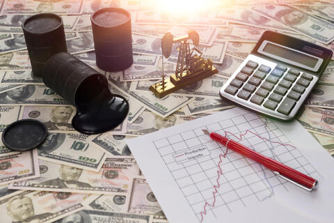 Markets Trade In Red while Oil, Dollar Soar