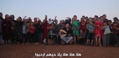 Syrian kids steal hearts while performing World Cup song