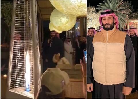 شاهد: ولي العهد السعودي برفقة الأمير الحسين والسيد ذي يزن في العلا