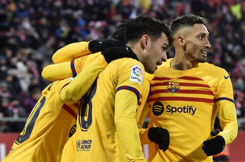 برشلونة يهزم جيرونا ويبتعد في صدارة الدوري الإسباني