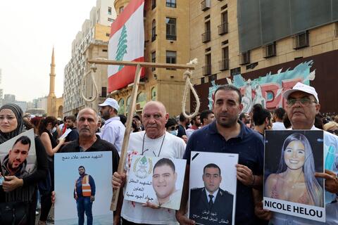 Relatives decry erasing morals of Beirut blast victims