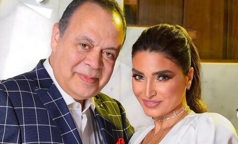 بالفيديو: روجينا تحتفل بعيد ميلاد زوجها أشرف زكي