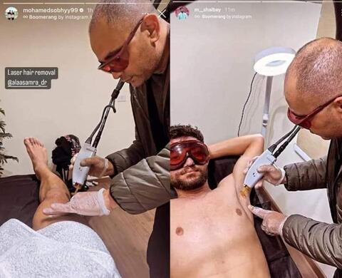 3 لاعبين من الزمالك يزيلون شعر جسدهم بالليزر .. وصورهم تضعهم في ورطة