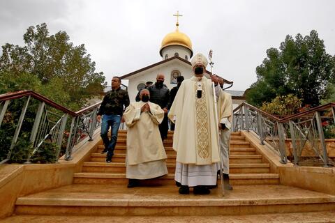 Christians call for banning TV channels from baptism site