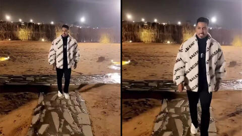 Saudi footballer scolded for wearing Balenciaga jacket 