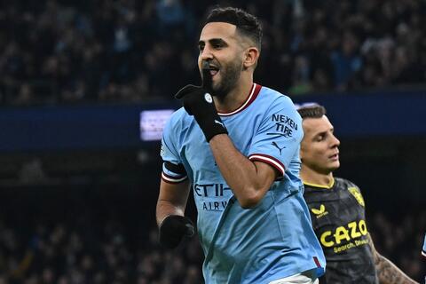 مانشستر سيتي يضيق الخناق على آرسنال المتصدر بفوزه على أستون فيلا