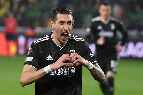الدوري الأوروبي: دي ماريا يسجل ثلاثية تهدي يوفنتوس بطاقة العبور