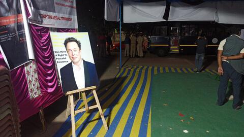 Indian group worships Elon Musk