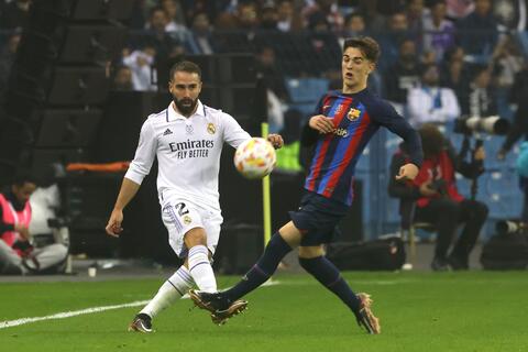 موعد مباراة ريال مدريد ضد برشلونة في نصف نهائي كأس ملك أسبانيا والقنوات الناقلة