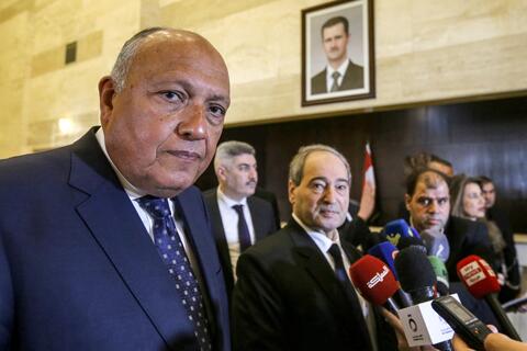 وزير الخارجية السوري يزور مصر السبت