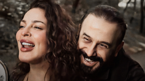 مشهد قبلة قصي خولي ونادين نجيم في 