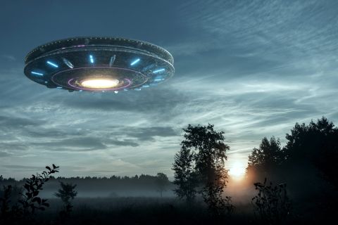 Mysterious streaks of light glide in US sky