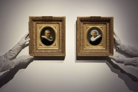 Rare Rembrandt paintings discovered in UK