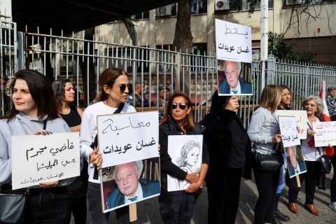 Beirut blast: victims' families protest for justice
