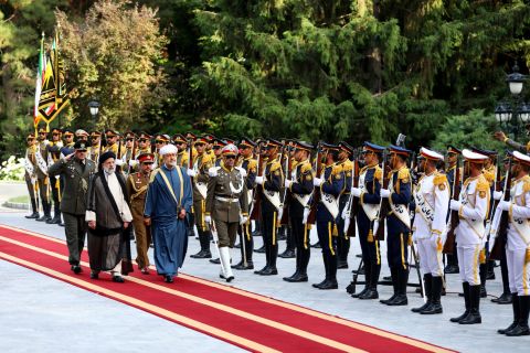 Sultan Haitham al-Said arrives in Tehran