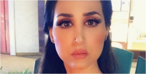 هند القحطاني تبكي بعد إصابتها بورم في الصدر